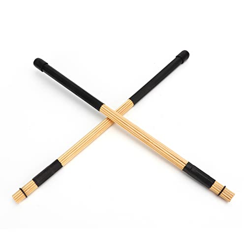 Cocoarm - 1 par de baquetas de bambú para batería, con punta de madera para sonido suave, modelo 5A miniatura 7