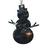 Excellente performance du pendentif : excellente performance. Il y a des formes riches et variées, et il est équipé de fines cordes de chanvre pour une suspension facile, ce qui ajoute une touche agréable à la décoration et rend Noël plus atmosphérique.