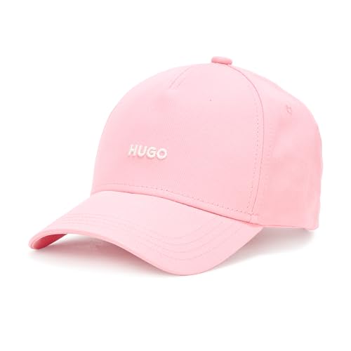 HUGO Women's Small Logo Baseball Hat Deep Pink
