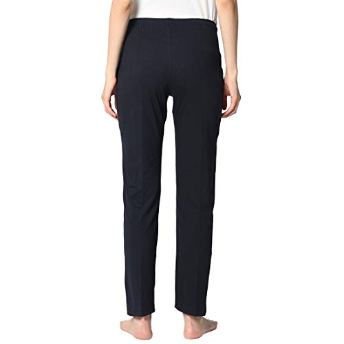 Image of Mack Jonney Cotton Blended Regular Fit Trackpants for Women(Pack of 2)-D1 PRT 1Nvy D1 Ant 02-P
