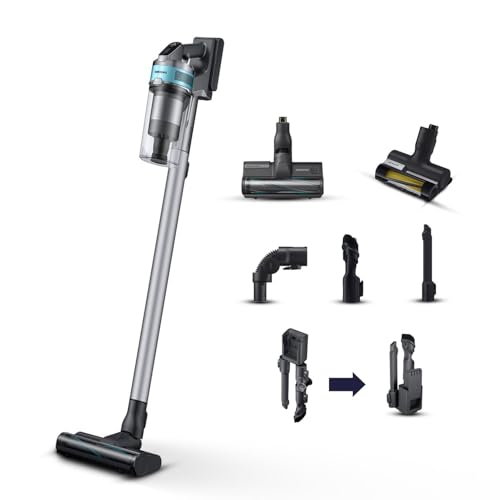 Samsung Scopa Elettrica VS20B75AGR1/WA Jet 75E Pet, Potenza 200W, Aspirapolvere Senza Filo, Fino a 60 Min di Autonomia