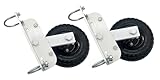 All Terrain Foam Tire Rotating Flip Over Mounting Wheel Kit for Portalbe Freestanding Soccer Football Goal Range Box Compatible with Forza Alu110
