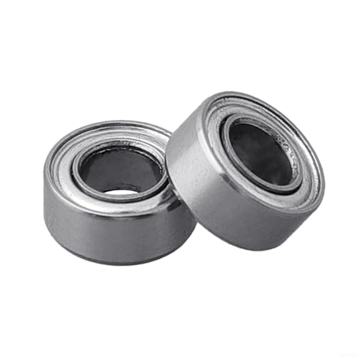 Niceminiwall Kit de 10 roulements à billes montés sur le dessus pour réparation de fraises de toupie - Roulements en acier avec revêtement antirouille - Diamètre extérieur 9,52 mm - Diamètre extérieur