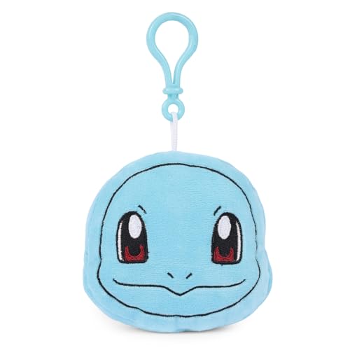 Image of Mirada Pokemon Squirtle Bagclip Soft Plush Toy - 12cm | Official Licensed Stuffed Keychain for Kids & Fans | Cute & Lightweight | Ideal Gift for Birthday /Christmas /Diwali