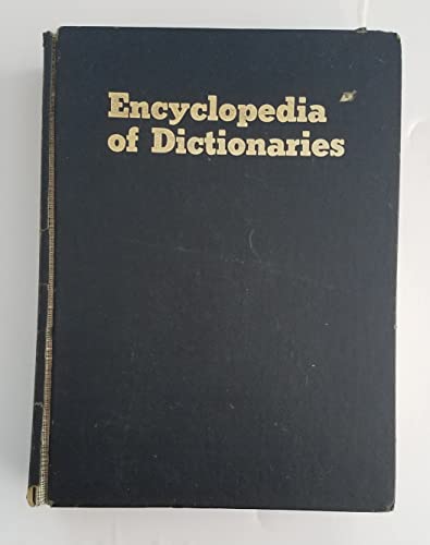 Webster's Encyclopedia of Dictionaries B002FT9ENI Book Cover