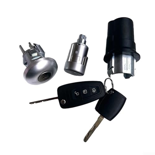 Full Car Lock with Remote Control, Complete Lock Set Remote Key for Ford for Transit Custom 2015-20 2226990 Vehicle Security System