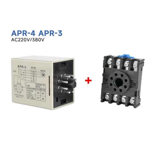 Contrôleur de phase APR-4 prévient la perte de phase et l'inversion 380V - 6