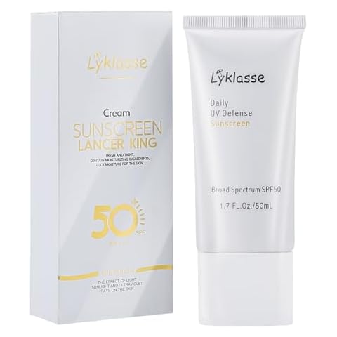 Daily UV Defense Sunscreen, SPF 50 PA++++,Organic Sunscreen,Hydrating,Soothing, No white-cast for All Skin Types|Nourishing Skin Protection and UV Defense (1.69 oz / 50 ml) Cover