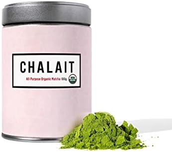 Chalait All-Purpose Organic Matcha - Japanese Matcha Green Tea Powder - Suitable for Drinking and Cooking - Antioxidants, Sustainable Energy, No Additives, Radiation Free, Zero Sugar [100g Tin]