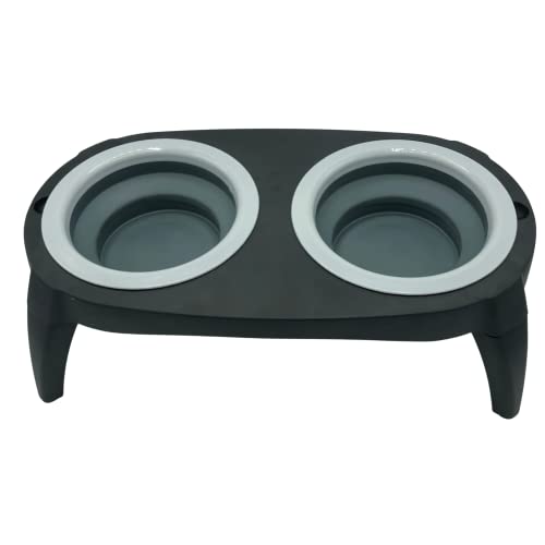 Mascow Mangiatoia per cani elevata, mangiatoia