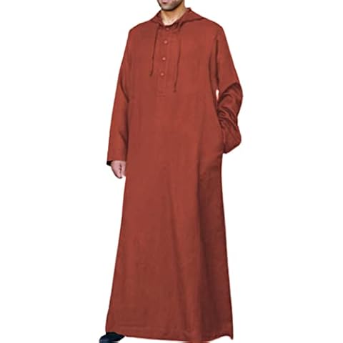 Jacansi Long Sleeve Hoodie Robe with Pockets Cover