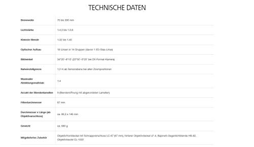 Image of Nikon NIKKOR 70-300MM F /4.5-5.6E ED VR Lens (Black)