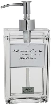 CreativeWare Clear Acrylic Hotel Collection Lotion Pump