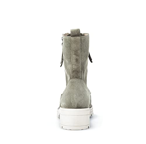 Gabor Damen Combat Boots, Frauen Stiefeletten,Wechselfußbett,Moderate Mehrweite (G),Stiefel,Bootee,Booties,salvia (Flausch),39 EU / 6 UK – Ansicht 3