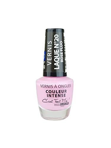 VERNIS LAQUE N°20 - ROSE FLUO - MISS EUROPE