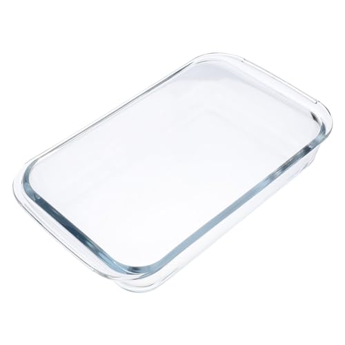 Plato de horno rectangular transparente para servir lasañas familiares directo a la mesa 2
