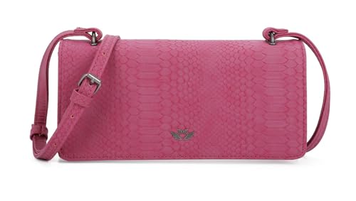 Sac pourpre Ecxo Flap01 Crossbody True Berry au rabat design asymétrique