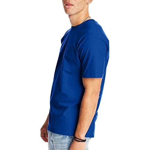 El Mejor Listado de Playera Azul Rey los 5 más buscados. 6 Playera Azul Rey marca Hanes (3)
