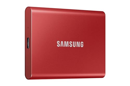 Samsung SSD Externe T7 500 Go, Rouge...