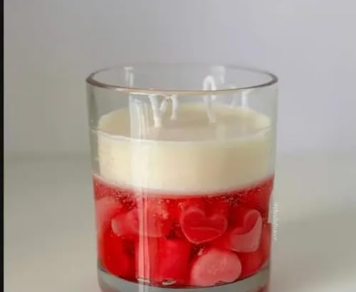 Vela en tarro de cristal con forma de corazón: el regalo romántico ideal para San Valentín