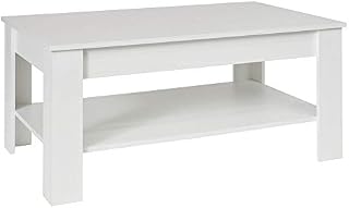 Trendteam Coffee Table, Wood composite, White Pine, 110 x 49 x 67 cm
