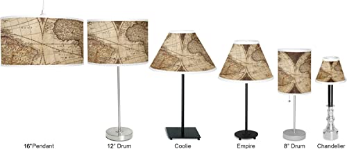 Rnk Shops MI-LAMP-SHADE-S+1315699 Vintage World Map Chandelier Lamp Shade thumb #8
