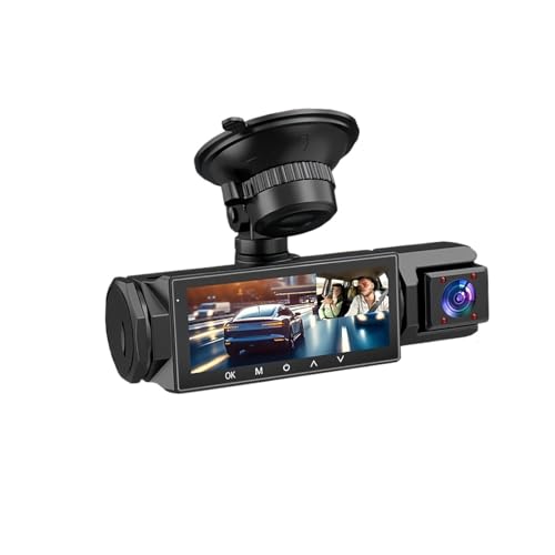 Caméra avant de vue de face de voiture 1080P avec vision nocturne et moniteur de stationnement