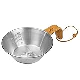 Bush Craft(ブッシュクラフト) シェラカップ& レザーハンドルカバー ステンレス