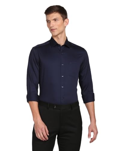 Image of Arrow Men's Cotton Solid Slim Fit Shirt