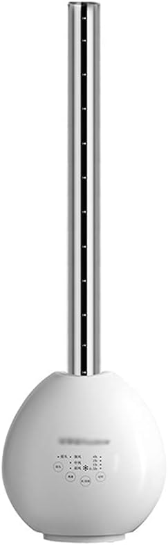 Standing Fan High Energy Remote Control Fan 3 Speed Bladeless Floor Fan DC Motor Ultra Quiet Pedestal Sleeping