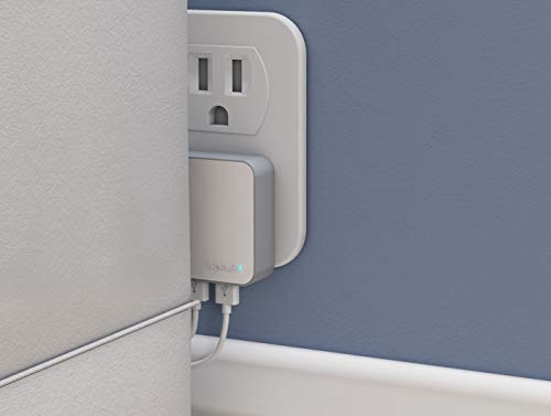 Nekmit 4.8A 24W Thin Flat Dual Usb Wall Charger With Smart Ic Technology, Portable Travel Adapter For Ipad Pro, Iphone 14/14 Pro/Pro Max, Pixel, Galaxy And More #TOP4