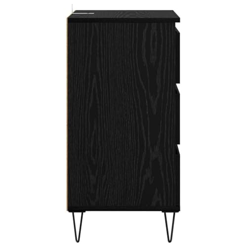 Aparador con cajones de madera resistente y hierro para comedor 8