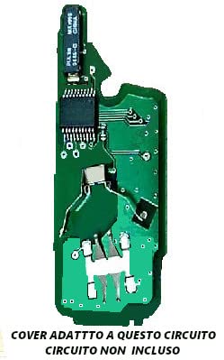 CHIAVE COVER GUSCIO FI7GB18 TELECOMANDO 3 TASTI FIAT 500 PANDA PUNTO