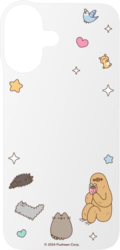 Lámina decorativa iPhone 16 iFace Pusheen película adhesiva transparente Kpop Deco