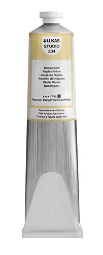LUKAS Studio Oil 200 ml Premium Quality Oil Paint Naples Yellow
