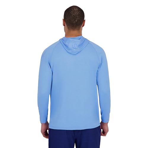 Spyder Men's Hooded Long Sleeve Rashguard – UPF+ Quick-Dry, Swim Shirt, Surfing, Hiking, Gym4