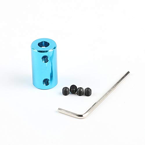 BQingWay 5pcs D14L25 Aluminum Alloy Coupling Bore 5 * 5mm 5 * 8mm 8 * 8mm 6x8 3D Print Part Blue Flexible Shaft Coupler Screw Part Stepper Motor (Size : 5x8)