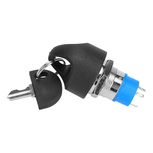 Tiardey Interruptor de Arranque de Encendido Universal con 2 Llaves 3 Posiciones ON Off Controles del Interruptor de Encendido de Arranque