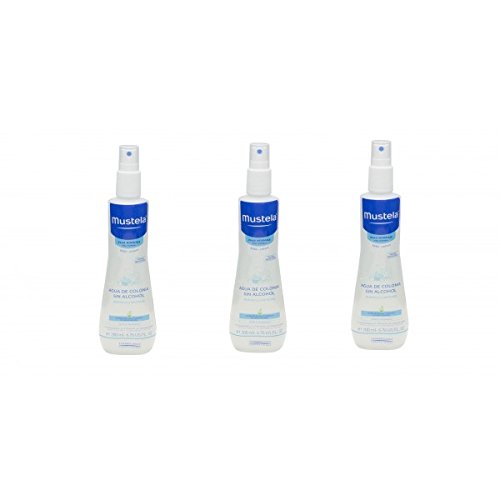 MUSTELA Trio Agua de Colonia Sin Alcohol 200ML (3 unidades)