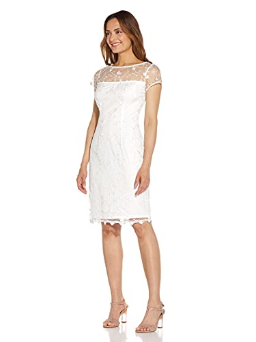 Image of Adrianna Papell Women's Embroidered Sheath Dress