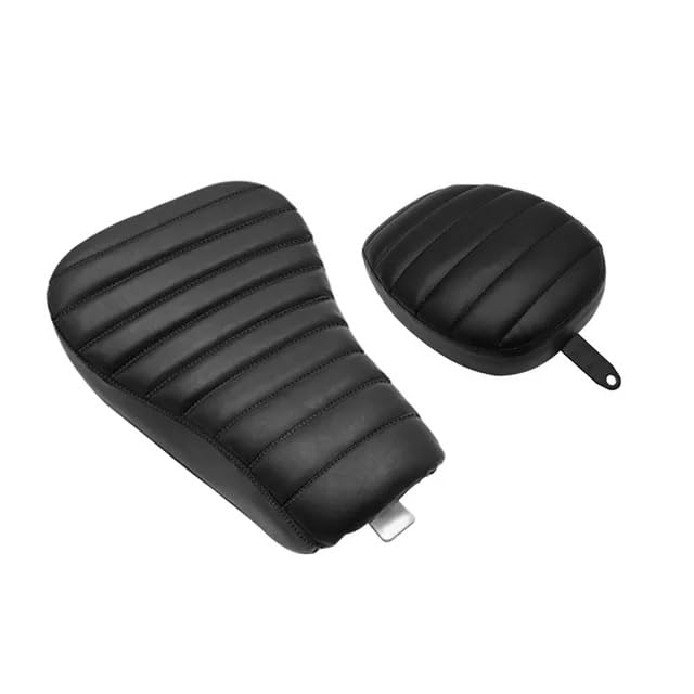 Housse de siege moto noir en similicuir haut de gamme pour selle Sportster 883 1200