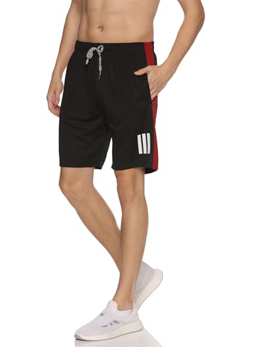 Image of Polyester Sports Shorts for Boys & Girls with Zipper Pockets