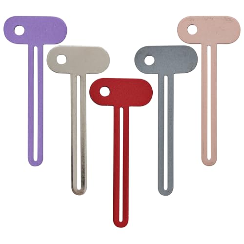 5-Pack Metal Toothpaste Squeezer, Tube Squeezer Tool for Zero Waste