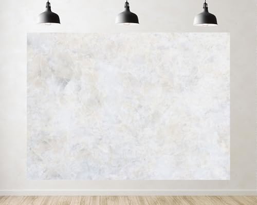 Trykid 12x8ft Soft White Marble Stone Backdrop Natural Light Vein Texture Photography Background Home Party Decoration Tapestry Photo Studio Prop Fabric