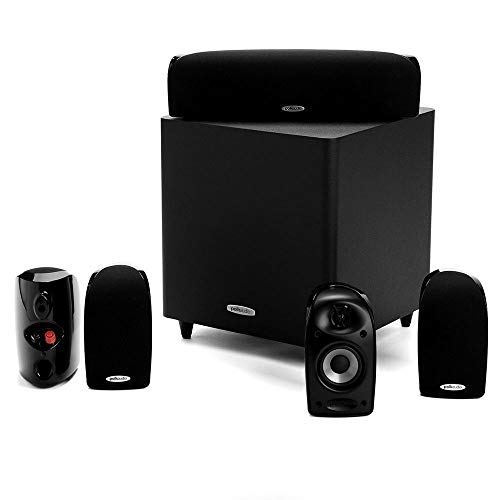 Polk Audio TL1600 - Conjunto de caixas acústicas 5.1 com subwoofer ativo Preto