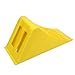 Pissente Heavy Duty Wheel Chocks Yellow Wheel Stopper for Car Travel Trailers RV Truck ATV 380x160x170mm / 14.96x6.3x6.69in Trailer Wheel Chocks