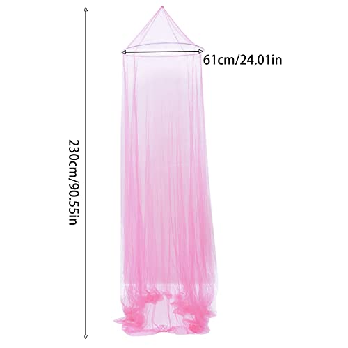 Extra Large Shower Curtain Liner 108 Lace Bed Net Net Cover Princess Round Dome Bedding Elegant Light Pink Under The Sea Shower Curtain Set #TOP5