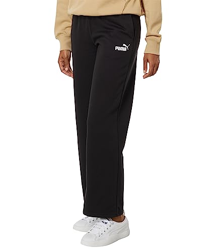 PUMA Womens Straight Leg Fleece Sweatpants