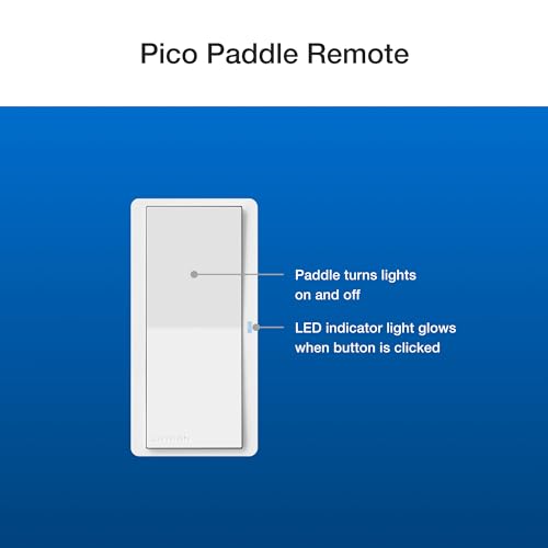 Lutron Claro Smart Switch 3-Way Kit for Caseta Smart Lighting, Includes Wall Plate, Pico Paddle Remote, and Bracket, Neutral Required, DVRF-PKG1S-WH by Lutron - Image 5