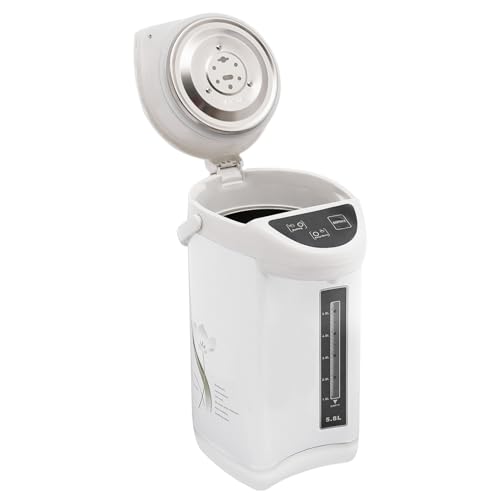 Hervidor eléctrico 5.8L Acero Inoxidable 110V 750W blanco miniatura 1